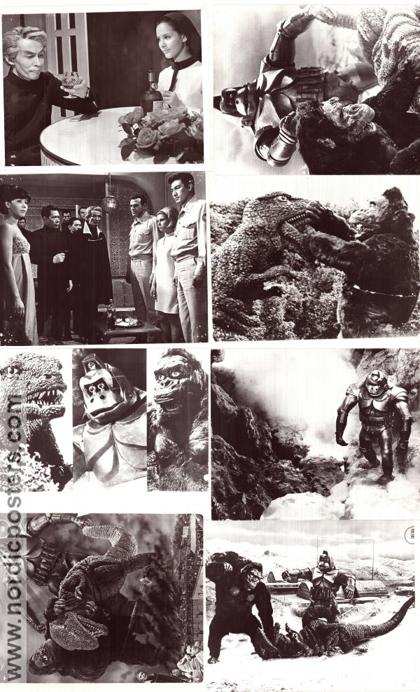Kingu Kongu no gyakushu 1967 photos Rhodes Reason Mie Hama Linda Miller Ishiro Honda Find more: King Kong Country: Japan Robots Dinosaurs and dragons
