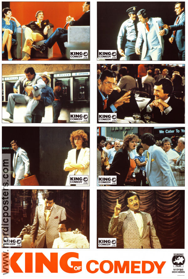 The King of Comedy 1982 lobby card set Robert De Niro Jerry Lewis Diahnne Abbott Martin Scorsese