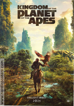 Kingdom of the Planet of the Apes 2024 movie poster Owen Teague Freya Allan Kevin Durand Wes Ball