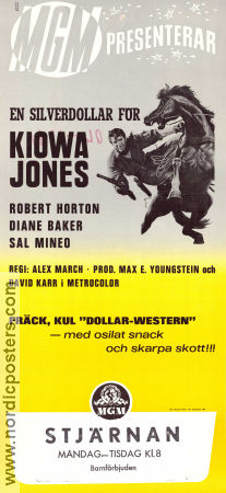 The Dangerous Days of Kiowa Jones 1966 movie poster Robert Horton Diane Baker Sal Mineo Alex March From TV