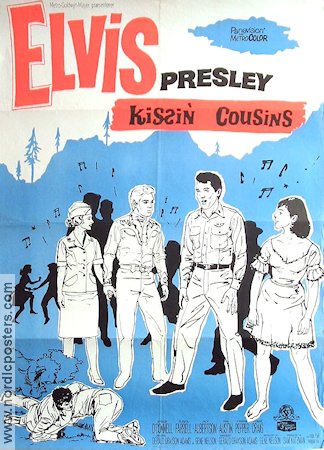 Kissin Cousins 1964 movie poster Elvis Presley Arthur O´Connell Glenda Farrell Gene Nelson Musicals