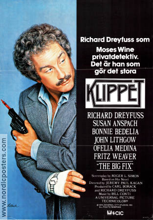 The Big Fix 1979 movie poster Richard Dreyfuss Susan Anspach Jeremy Kagan