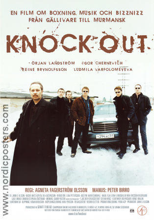 Knockout 2000 movie poster Örjan Landström Reine Brynolfsson Igor Chernevic Agneta Fagerström-Olsson Writer: Peter Birro Cars and racing Boxing