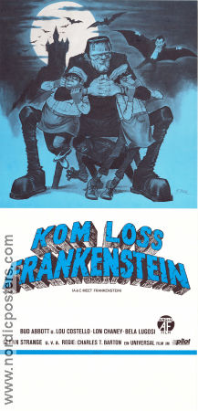 Meet Frankenstein 1948 poster Abbott and Costello Charles Barton