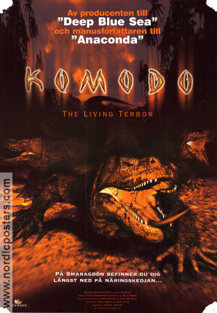 Komodo 1999 poster Jill Hennessy Billy Burke Kevin Zegers Michael Lantieri