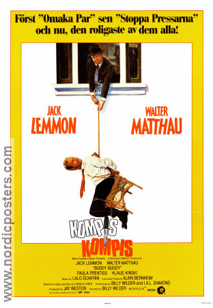 Kompis kompis 1981 poster Jack Lemmon Walter Matthau Billy Wilder