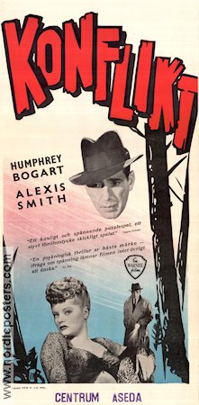 Conflict 1944 movie poster Humphrey Bogart Alexis Smith