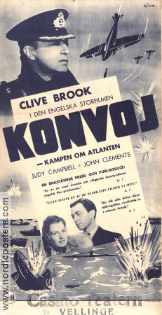 Convoy 1940 movie poster Clive Brook John Clements Pen Tennyson