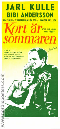 Kort är sommaren 1962 poster Jarl Kulle Bjarne Henning-Jensen