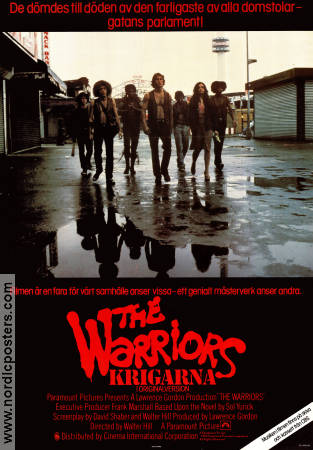 The Warriors 1979 poster Michael Beck Walter Hill