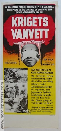 The Face of War 1963 movie poster Bryant Haliday Tore Sjöberg War Asia