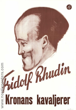 Kronans kavaljerer 1930 movie poster Fridolf Rhudin Weyler Hildebrand Brita Appelgren Valdemar Dalquist Gustaf Edgren