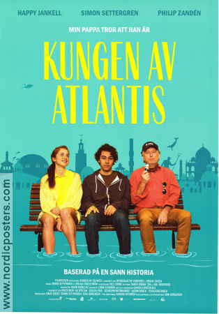 Kungen av Atlantis 2019 movie poster Simon Settergren Hernandez Philip Zandén Happy Jankell Soni Jorgensen