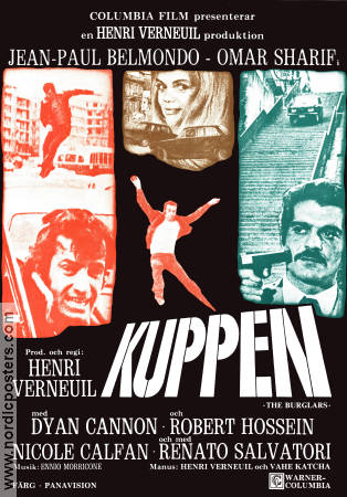 Kuppen 1971 poster Jean-Paul Belmondo Omar Sharif Dyan Cannon Henri Verneuil