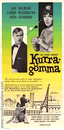 Kurragömma 1963 movie poster Jan Malmsjö Catrin Westerlund Sven Lindberg Sif Ruud Tor Isedal Ulf Palme Keve Hjelm Toivo Pawlo Lars-Magnus Lindgren