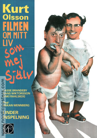 Kurt Olsson Filmen om mitt liv som mej själv 1990 movie poster Lasse Brandeby Hans Wiktorsson Anki Rahlskog Ulla Skoog Håkan Wennberg From TV Kids