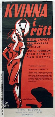 Scarlet Street 1945 movie poster Edward G Robinson Fritz Lang