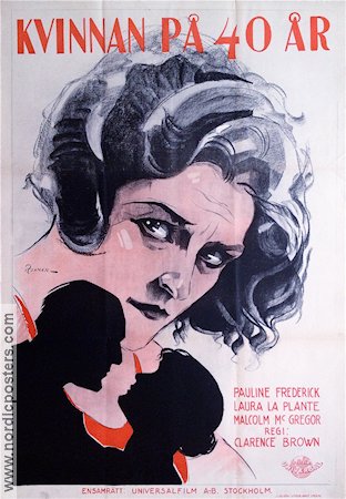 Smouldering Fires 1925 movie poster Pauline Frederick Clarence Brown