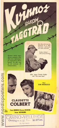 Three Came Home 1950 movie poster Claudette Colbert Patric Knowles Florence Desmond Jean Negulesco