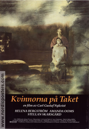 Kvinnorna på taket 1989 movie poster Helena Bergström Amanda Ooms Stellan Skarsgård Carl-Gustav Nykvist Artistic posters