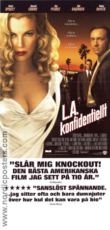 L A Confidential 1997 movie poster Kevin Spacey Russell Crowe Kim Basinger Curtis Hanson