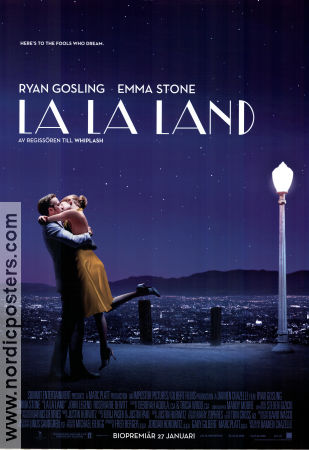 La La Land 2016 movie poster Ryan Gosling Emma Stone Rosemarie DeWitt Damien Chazelle Musicals