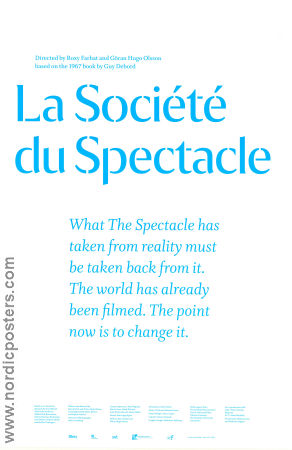 La société du Spectacle 2023 movie poster Valerie Kyeyune Backström Andreas Malm Jyoti Mistry Roxy Farhat