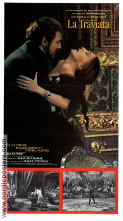 La Traviata 1982 movie poster Teresa Stratas Placido Domingo Cornell MacNeil Franco Zeffirelli
