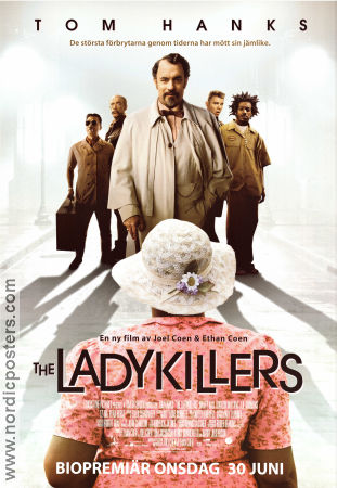 The Ladykillers 2004 poster Tom Hanks Marlon Wayans Irma P Hall Joel Ethan Coen