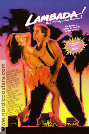 Lambada 1990 poster Laura Harring Jeff James Barbra Brighton Greydon Clark Dans