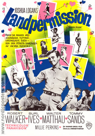 Ensign Pulver 1964 movie poster Robert Walker Jr Burl Ives Walter Matthau Joshua Logan Ladies