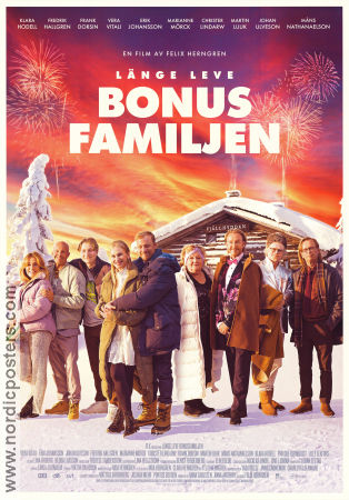 Länge leve bonusfamiljen 2022 poster Erik Johansson Vera Vitali Johan Ulveson Martin Luuk Niklas Engdahl Marianne Mörck Felix Herngren Från TV