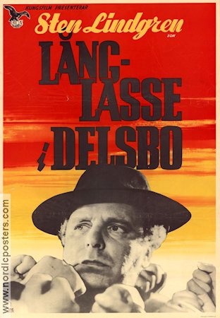 Lång-Lasse i Delsbo 1949 poster Sten Lindgren Ivar Johansson