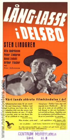 Lång-Lasse i Delsbo 1949 poster Sten Lindgren Ivar Johansson