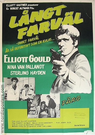 The Long Goodbye 1973 movie poster Elliott Gould