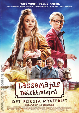 LasseMajas detektivbyrå Det första mysteriet 2018 movie poster Ester Vuori Frank Dorsin Katrin Sundberg Josephine Bornebusch