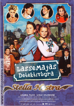 LasseMajas detektivbyrå Stella Nostra 2015 movie poster Amanda Pajus Lukas Holgersson Tomas Norström Patrik Forsberg