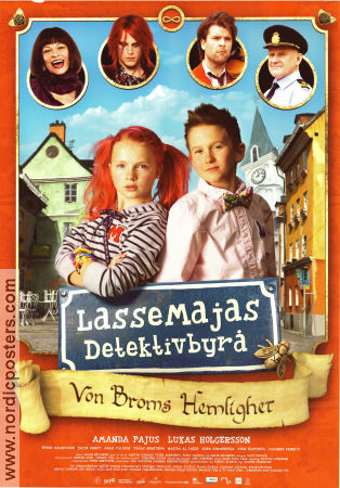 LasseMajas detektivbyrå Von Broms hemlighet 2013 movie poster Amanda Pajus Lukas Holgersson Pontus Klänge