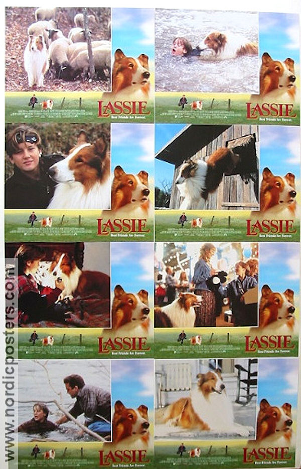 Lassie 1994 lobbykort Helen Slater Tom Guiry Jon Tenney Daniel Petrie Hundar