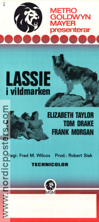 Courage of Lassie 1946 movie poster Elizabeth Taylor Lassie Fred M Wilcox Dogs