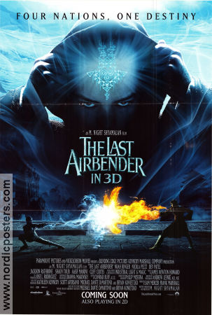The Last Airbender 2010 movie poster Noah Ringer Nicola Peltz Beckham Jackson Rathbone M Night Shyamalan Asia