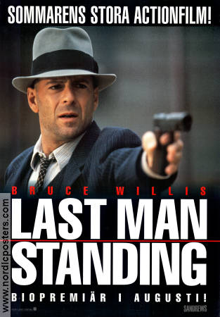 Last Man Standing 1996 movie poster Bruce Willis Bruce Dern William Sanderson Walter Hill Mafia