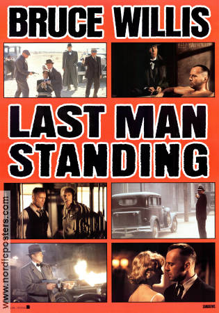 Last Man Standing 1996 movie poster Bruce Willis Bruce Dern William Sanderson Walter Hill Mafia