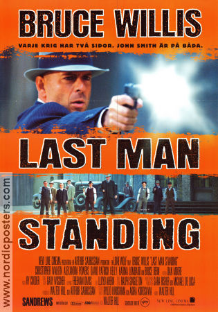 Last Man Standing 1996 poster Bruce Willis Bruce Dern William Sanderson Walter Hill Maffia