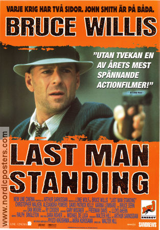 Last Man Standing 1996 poster Bruce Willis Bruce Dern William Sanderson Walter Hill Maffia