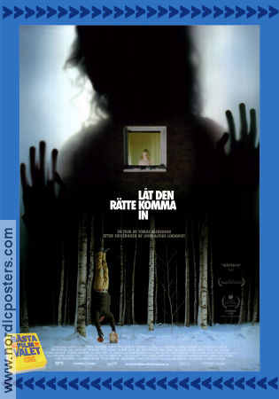 Let the Right One In 2008 poster Kåre Hedebrant Lina Leandersson Per Ragnar Tomas Alfredson