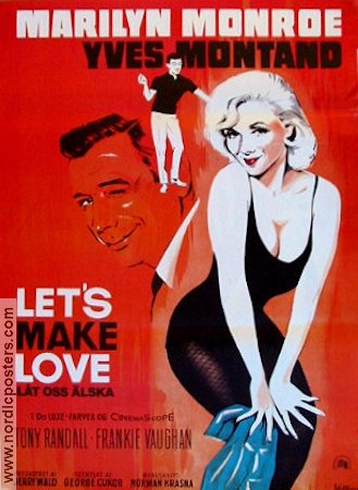 Let´s Make Love 1960 movie poster Marilyn Monroe Yves Montand George Cukor