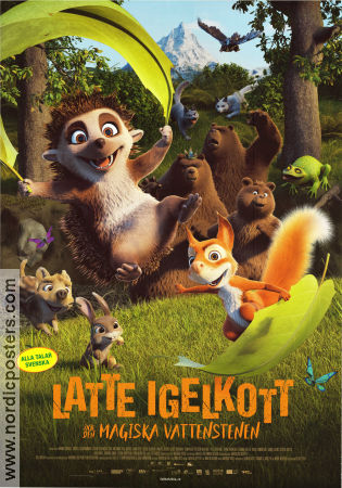 Latte and the Magic Waterstone 2019 movie poster Ashley Bornancin Mimi Maynard Animation