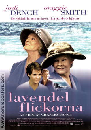 Ladies in Lavender 2004 movie poster Judie Dench Maggie Smith Daniel Brühl Charles Dance Beach