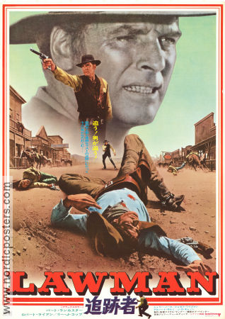 Lawman 1971 poster Burt Lancaster Robert Ryan Lee J Cobb Michael Winner